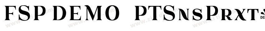 FSP DEMO   PTSnsPrxt字体转换
